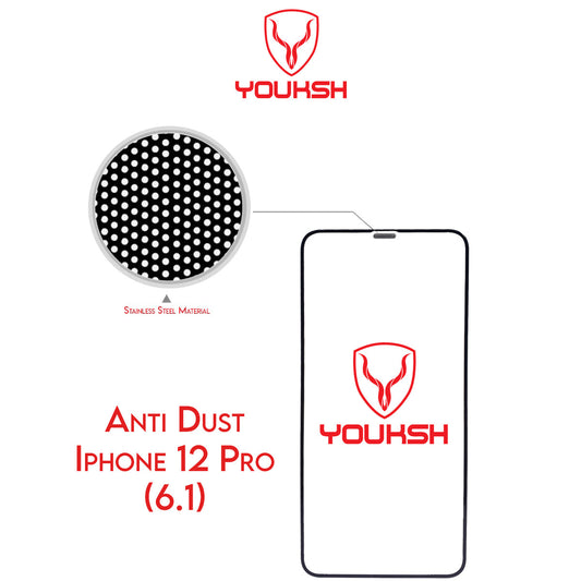 Apple iPhone 12 Pro - Youksh Anti Dust Glass Protector With Installation kit.