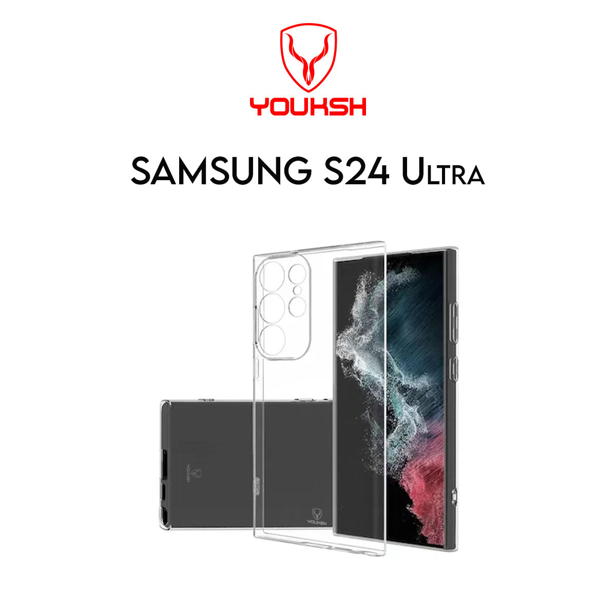 SAMSUNG Galaxy S24 Ultra Transparent Case (Shock Proof)