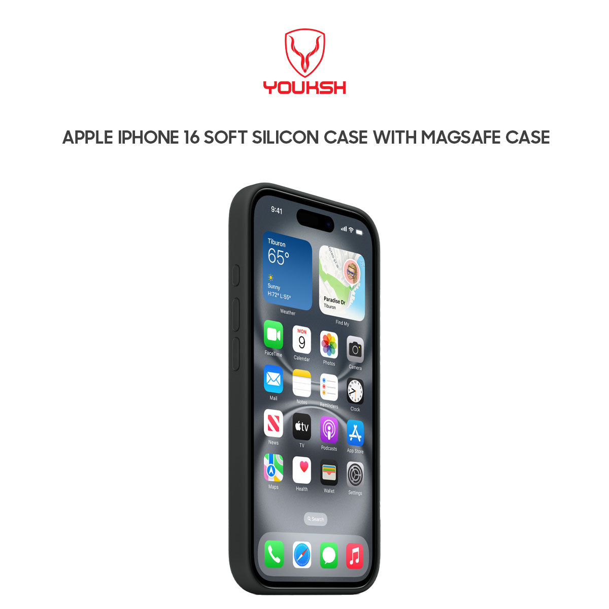 Apple iPhone 16 Soft Silicon Case with MagSafe