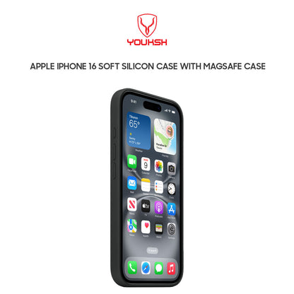 Apple iPhone 16 Soft Silicon Case with MagSafe