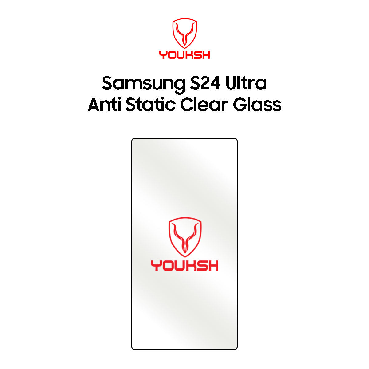 Samsung Galaxy S24 Ultra Anti Static Clear Glass Protector