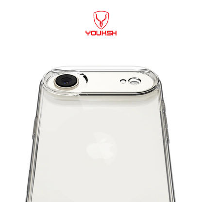 YOUKSH Ultra Thin Transparent Case For iPhone 17 Air, Medium Firmness Silicone Cover For iPhone 17 Air.