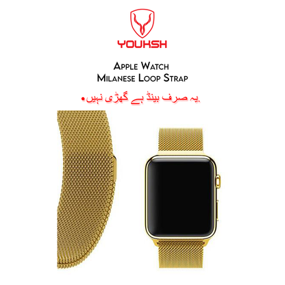 Apple iWatch - Milanese Stainless Steel Strap - 42mm/44mm (Series 1/2/3/4/5/6)