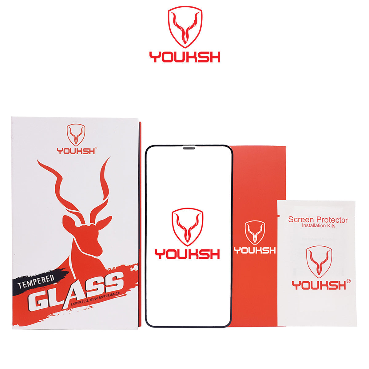 Apple iPhone 12 Pro - Youksh Anti Dust Glass Protector With Installation kit.