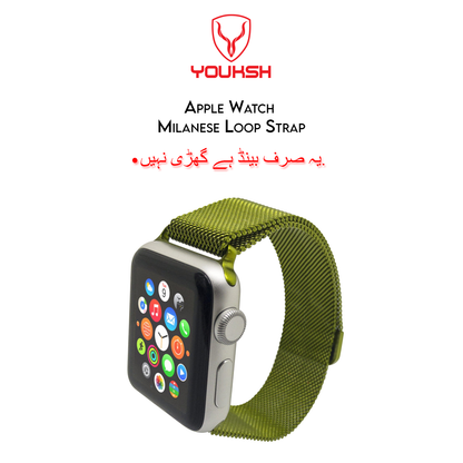Apple iWatch - Milanese Stainless Steel Strap - 42mm/44mm (Series 1/2/3/4/5/6)