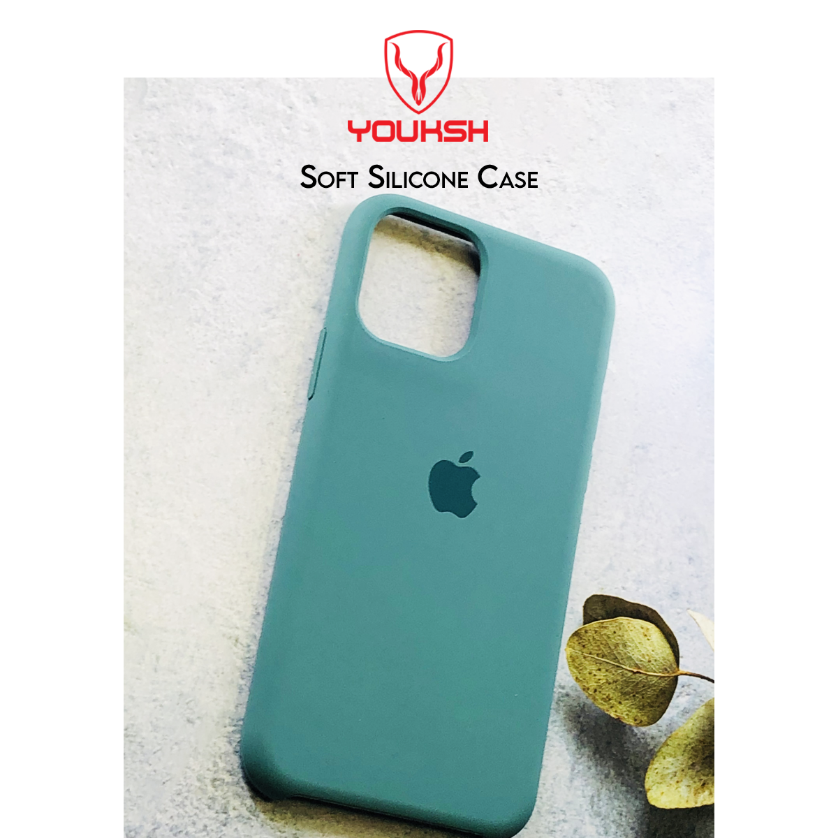 Apple iPhone 11 Pro - Youksh Premium Ultra Slim Shockproof Liquid Silky Silicone Soft Rubber Comfortable Protective Case.