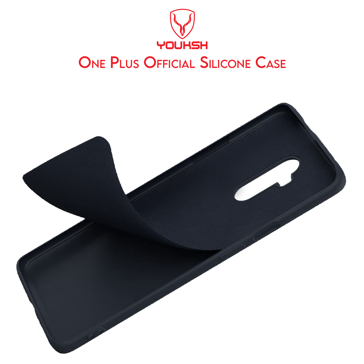 OnePlus 7T Pro Black Silicone Case