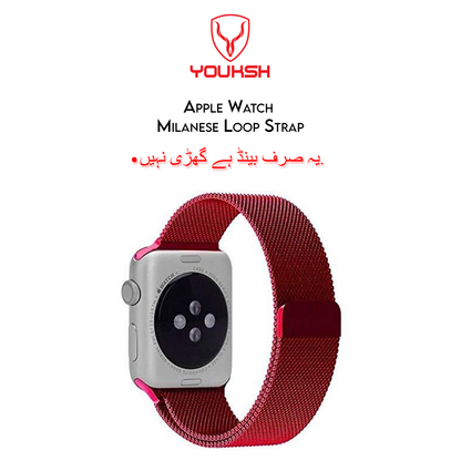 Apple iWatch - Milanese Stainless Steel Strap - 42mm/44mm (Series 1/2/3/4/5/6)