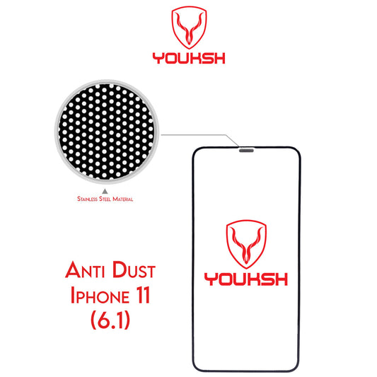 Apple iPhone 11 - Youksh Anti Dust Glass Protector With Installation kit.