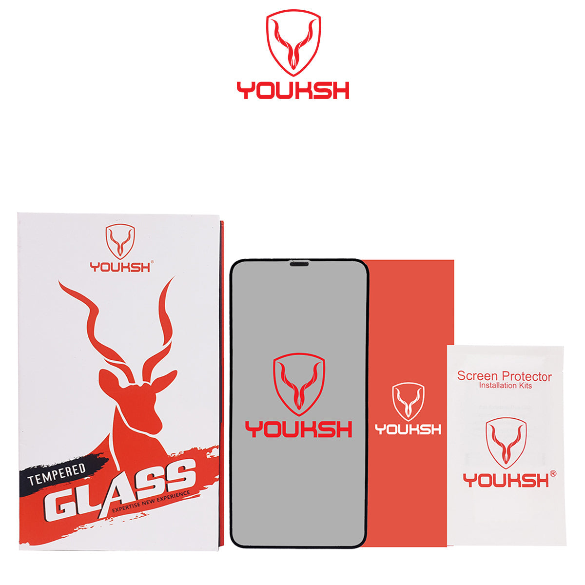 Apple iphone X/Xs  Privacy Anti Dust Glass Protector