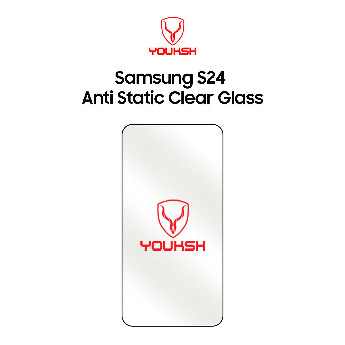 Samsung Galaxy S24 Anti Static Clear Glass Protector