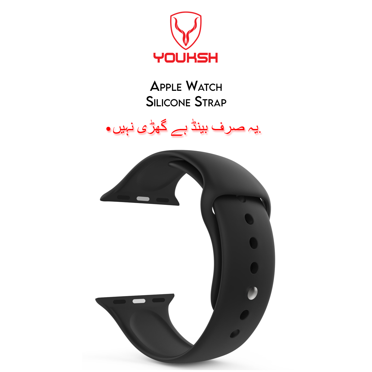 YOUKSH - Apple Watch 38mm/40mm Silicone Strap - 38mm/40mm Silicone Strap - 38mm/40mm Silicone Band Strap - For Apple Series - 1/2/3/4/5/6.