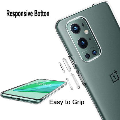 YOUKSH OnePlus 9 Pro Transparent Cover - OnePlus 9 Pro Transparent Jelly Back Cover - OnePlus 9 Pro Soft Shock Proof Transparent Back Pouch - OnePlus 9 Pro Crystal Clear Cover - OnePlus 9 Pro Silicone Cover.