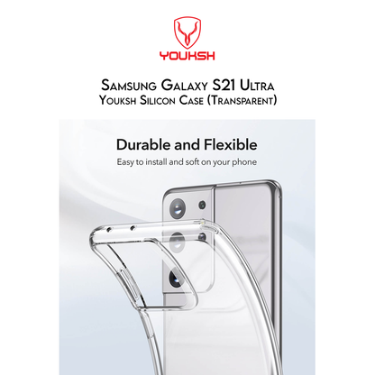 Samsung Galaxy S21 Ultra Transparent Case (Shock Proof)