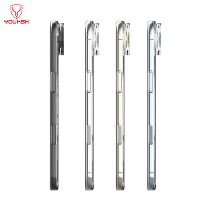 YOUKSH Ultra Thin Transparent Case For iPhone 17 Air, Medium Firmness Silicone Cover For iPhone 17 Air.