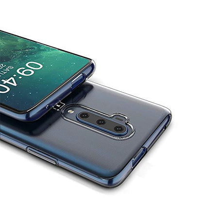 YOUKSH OnePlus 7 Pro Transparent Cover - OnePlus 7 Pro Transparent Jelly Back Cover - OnePlus 7 Pro Soft Shock Proof Transparent Back Pouch - OnePlus 7 Pro Crystal Clear Cover - OnePlus 7 Pro Silicone Cover.