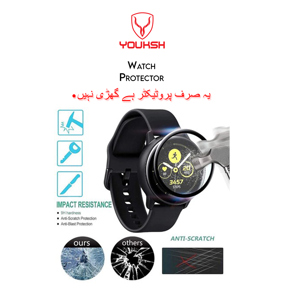 Samsung Galaxy Watch Active 2 Glass/Screen Protector (40 mm)