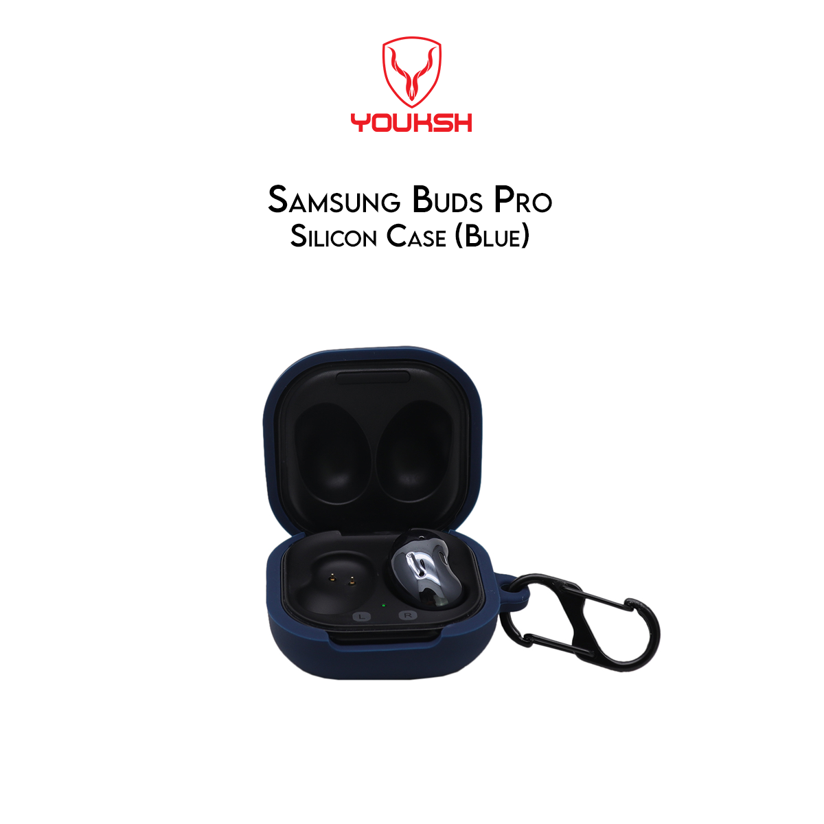 Youksh Samsung Galaxy Buds Live - Silicone case - High Quailty Shock Proof Case Only.