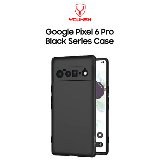 Google 6 Pro Black Silicon Case