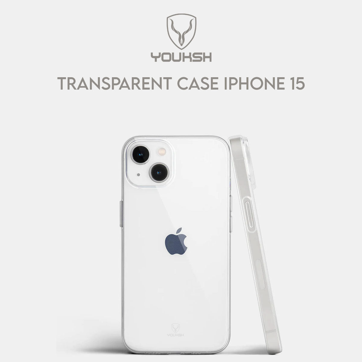Apple iPhone 15 (6.1) Transparent Case (Shock Proof)