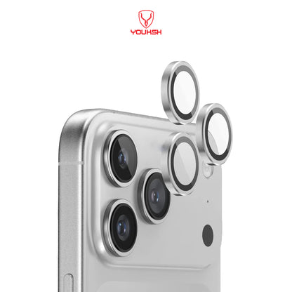 YOUKSH IPhone 17 Pro Max Camera Ring Glass Protector.