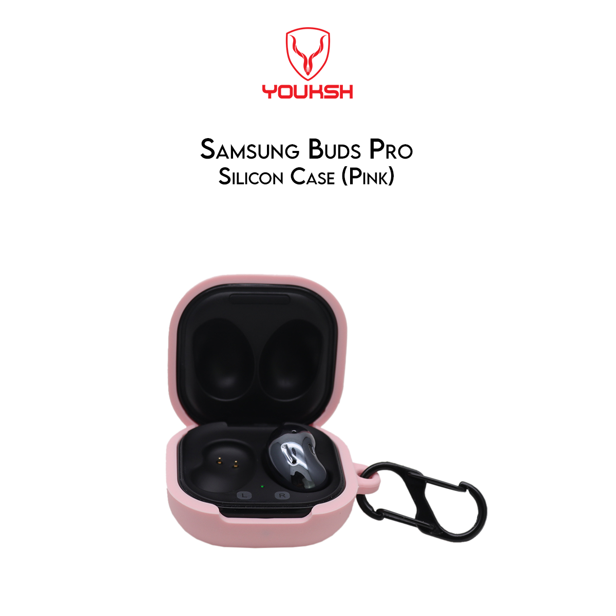 Youksh Samsung Galaxy Buds Live - Silicone case - High Quailty Shock Proof Case Only.