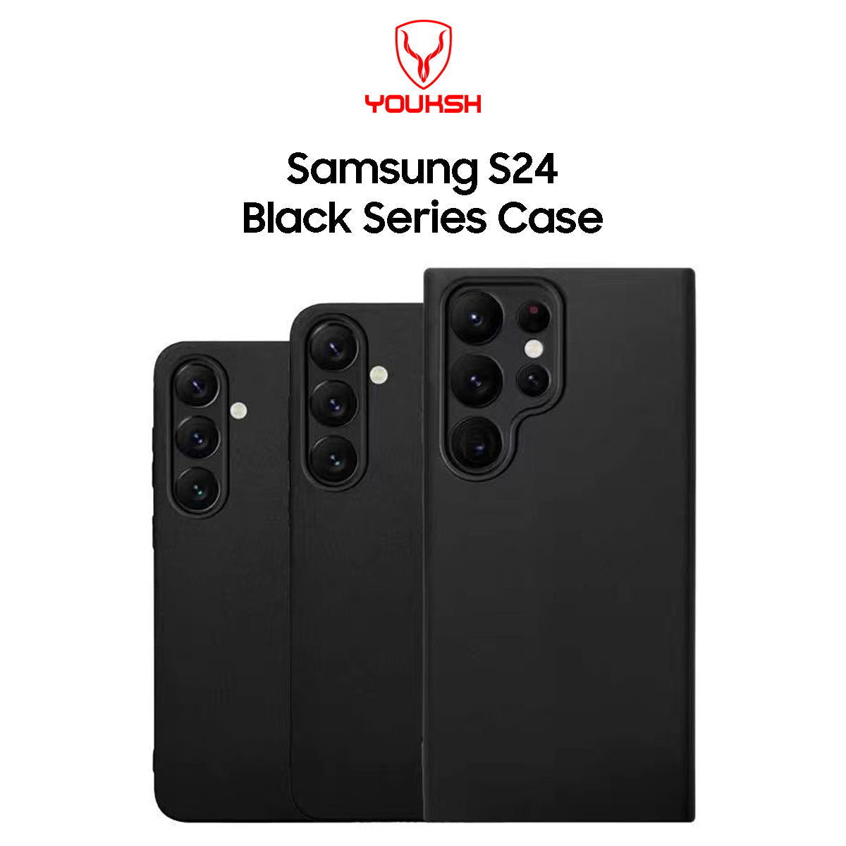 Samsung Galaxy S24 Plus Black Silicone Case