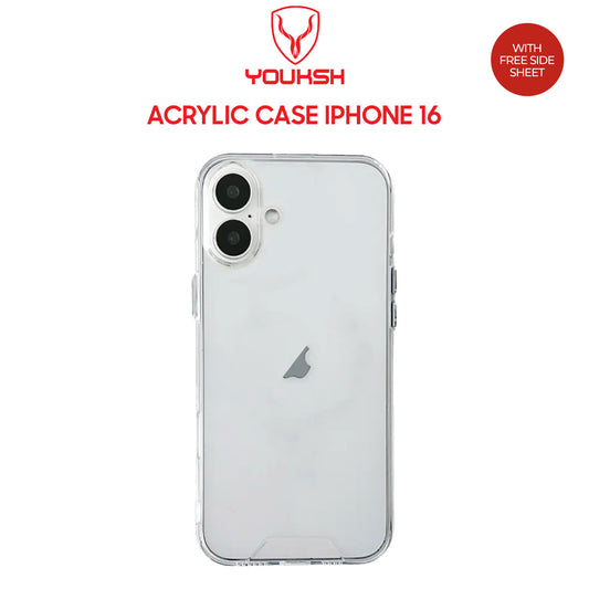 Apple iPhone 16 HD Clear Acrylic Case