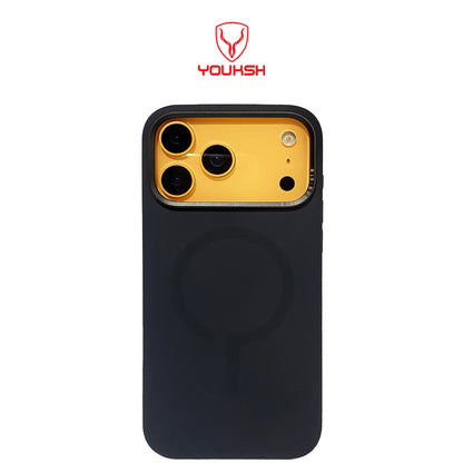 YOUKSH Apple iPhone 17 PRO MAX Soft Silicon Case with Magsafe Compatible Charging.