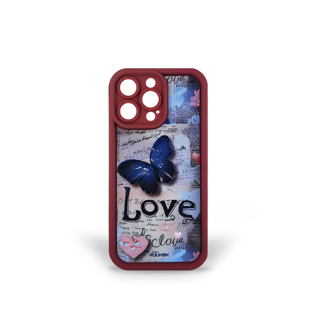 Apple iPhone Series Silicone Love Vibes Case