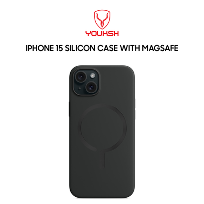 Apple iPhone 15 Soft Silicon Case with MagSafe