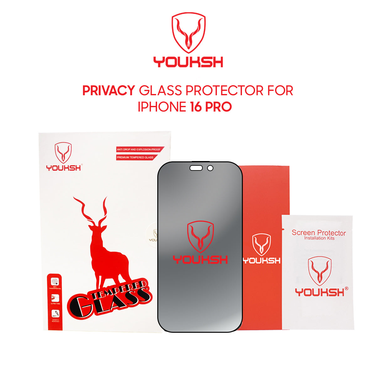 Apple iPhone 16 Pro Glass Protector (360 Degree)