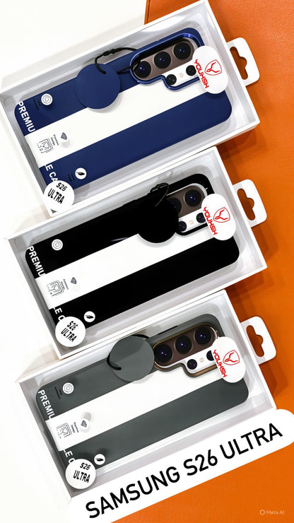 YOUKSH SAMSUNG S26 ULTRA & S26 DUAL TONE LEATHER CASE.