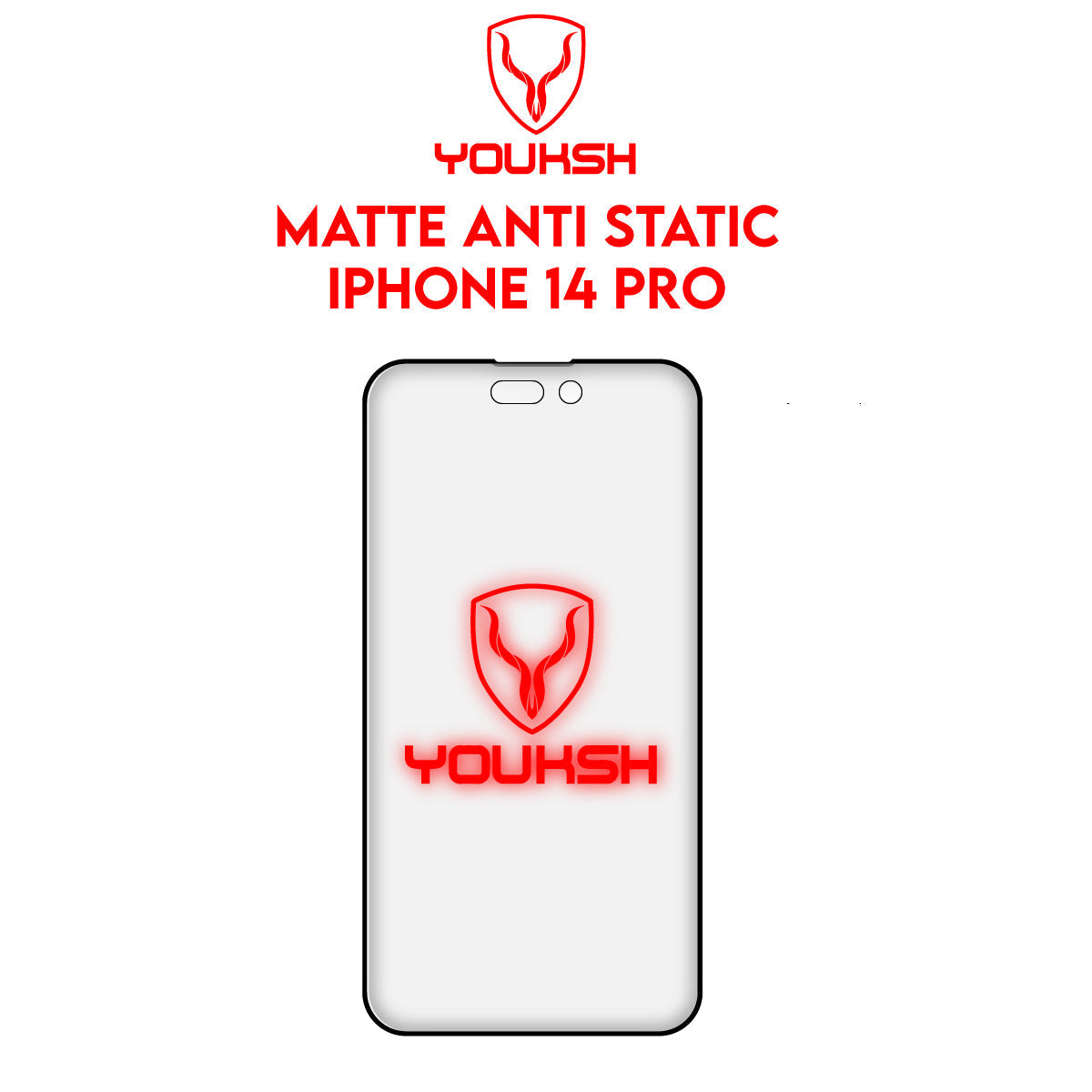 Apple iPhone 14 Pro (6.1) Matte Glass Protector (Anti Dust & Static)
