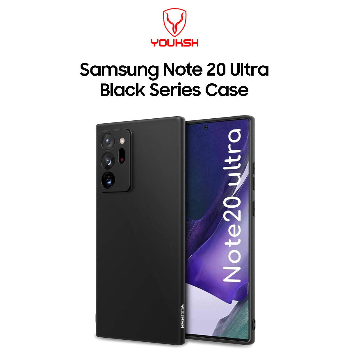 Samsung Galaxy Note 20 Ultra Black Silicone Case