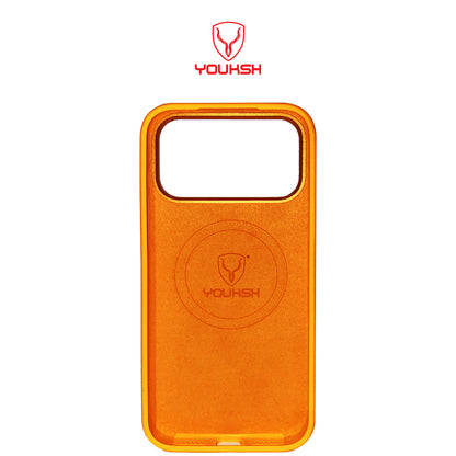 YOUKSH Apple iPhone 17 PRO Soft Silicon Case with Magsafe Compatible Charging.