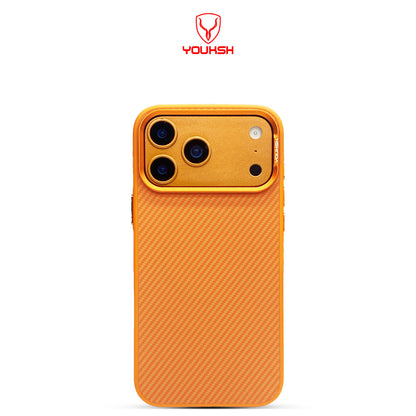 YOUKSH iPhone 17 Pro Carbon Fiber Case With Mag Safe.
