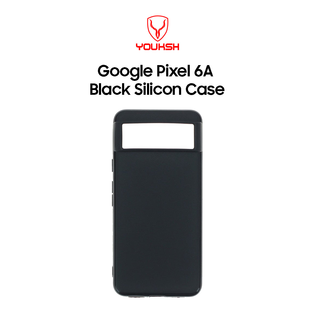 Google Pixel 6A Black Silicone Case