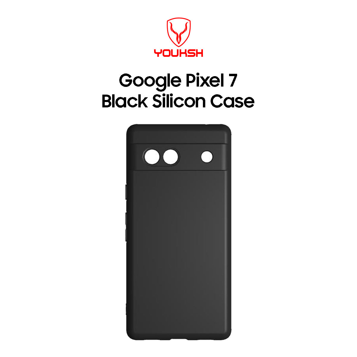 Google Pixel 7 Black Silicone Case