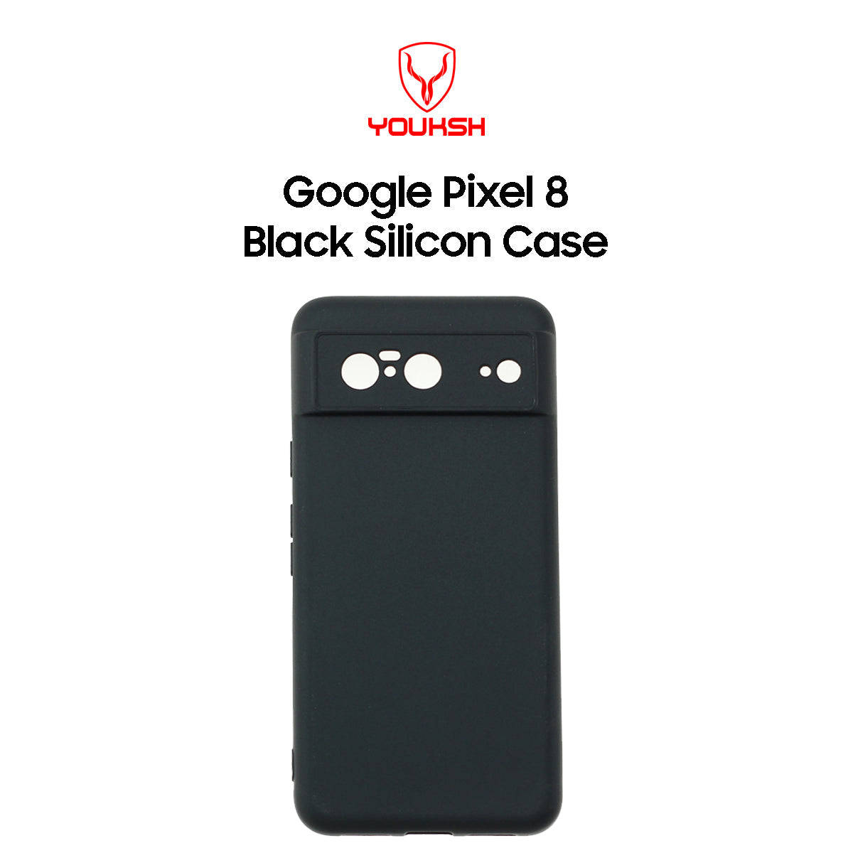 Google Pixel 8 Black Silicone Case