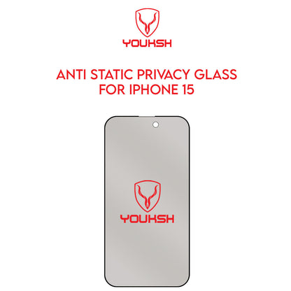 Apple IPhone 15 (6.1) Privacy Glass Protector