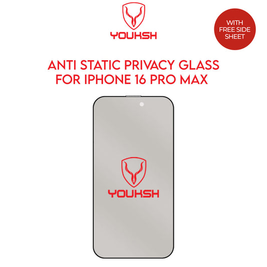 Apple iPhone 16 Pro Max Privacy Glass Protector