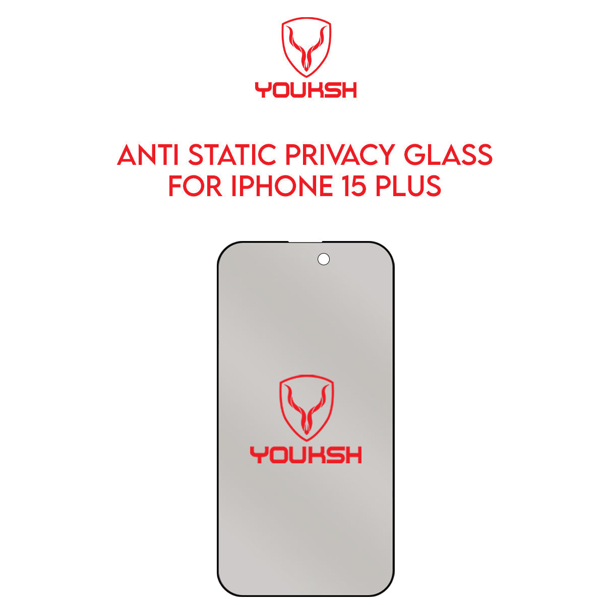 Apple IPhone 15 Plus (6.7) Privacy Glass Protector