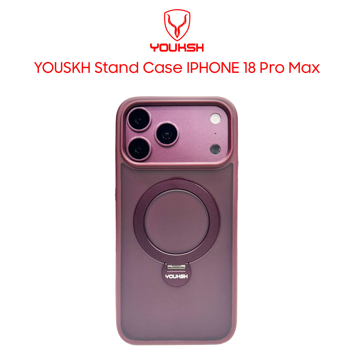 YOUKSH Stand Magsafe Case For iPhone 18 Pro Max