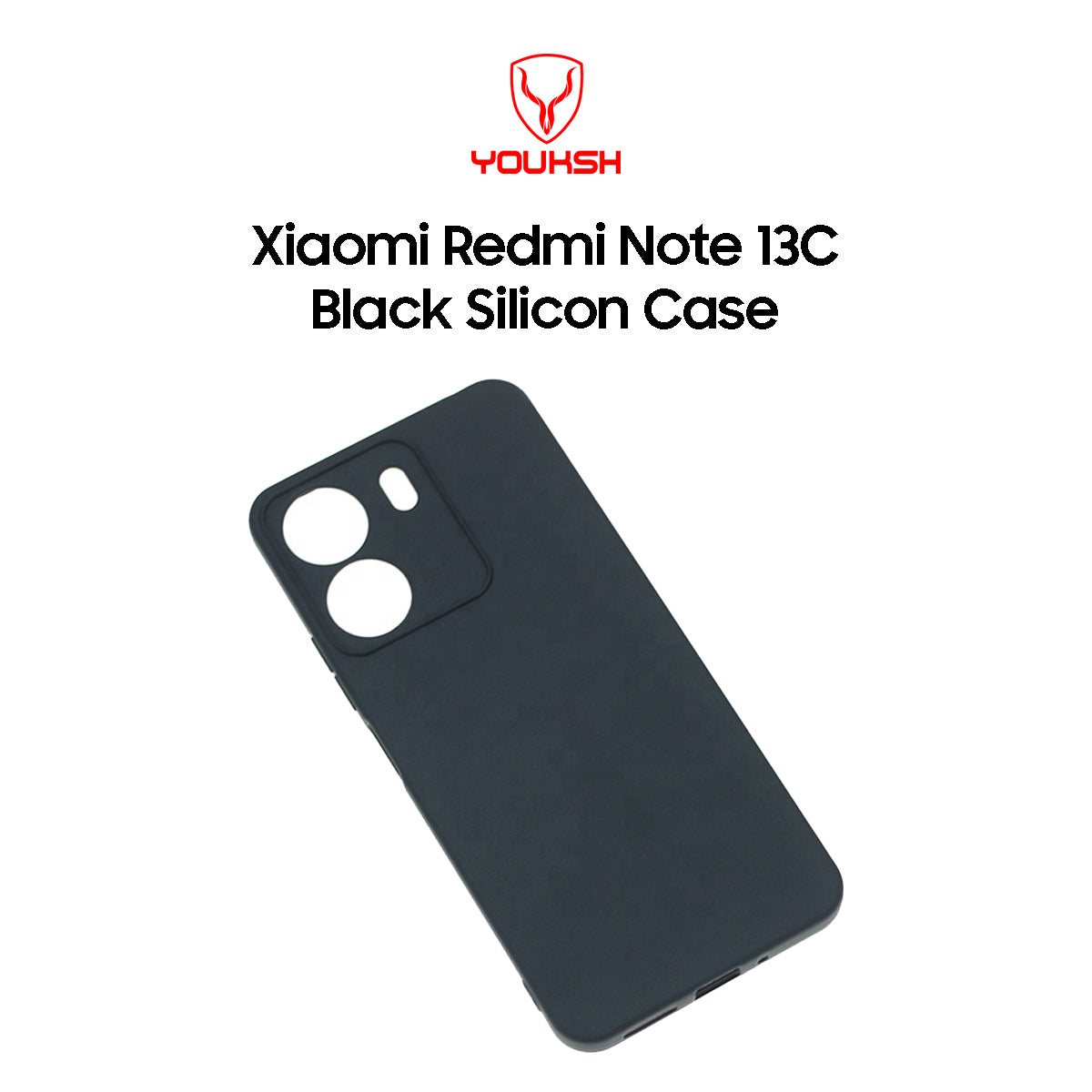 Xiaomi Redmi 13C Black Silicone Case