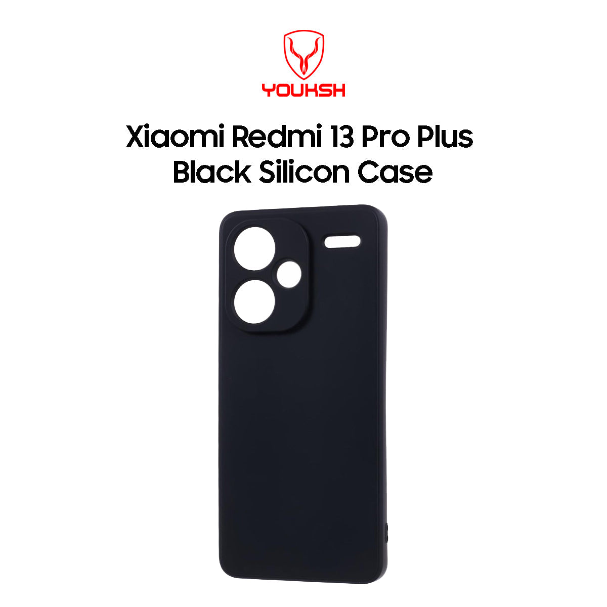 Xiaomi Redmi 13 Pro Plus Black Silicone Case