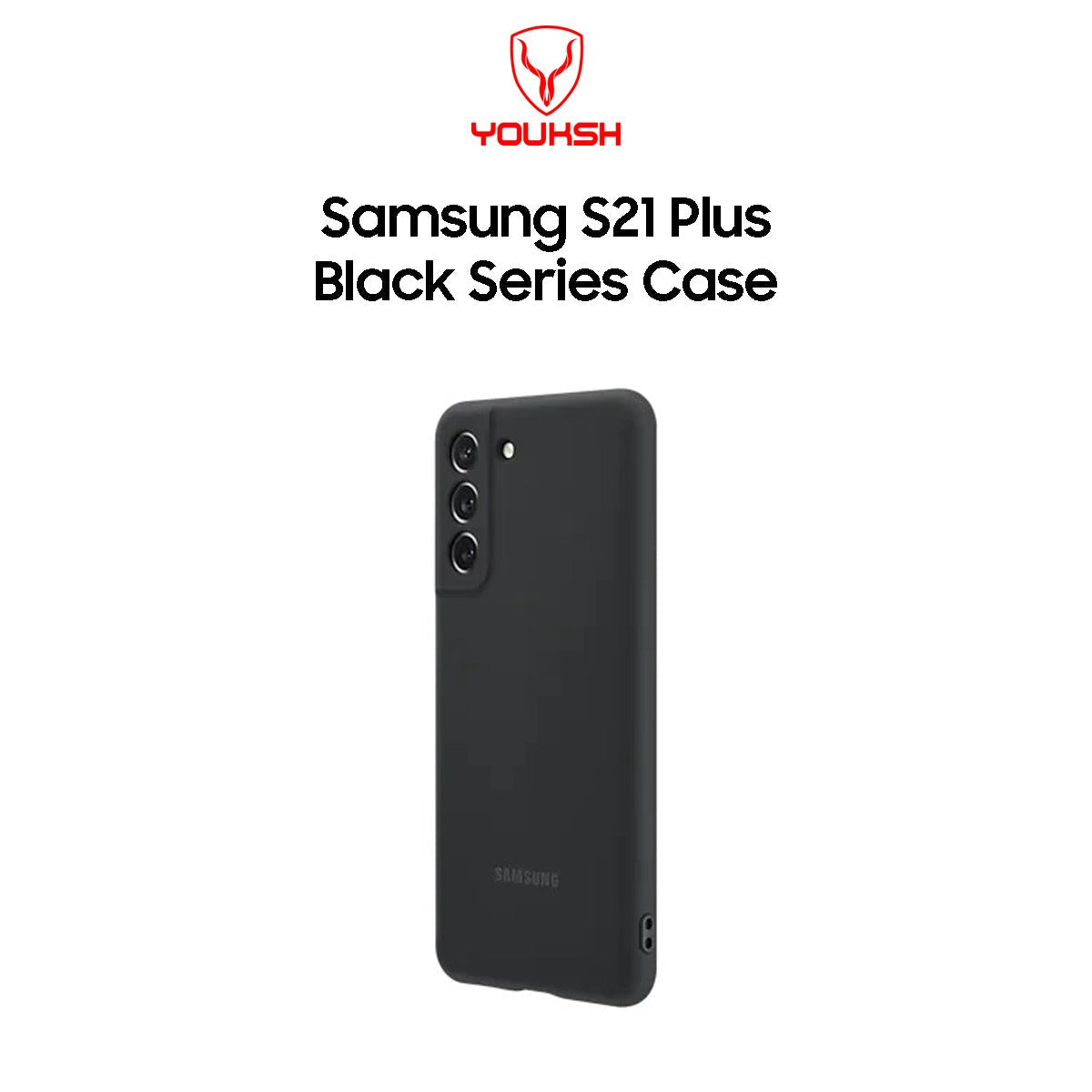 Samsung Galaxy S21 Plus Black Silicone Case