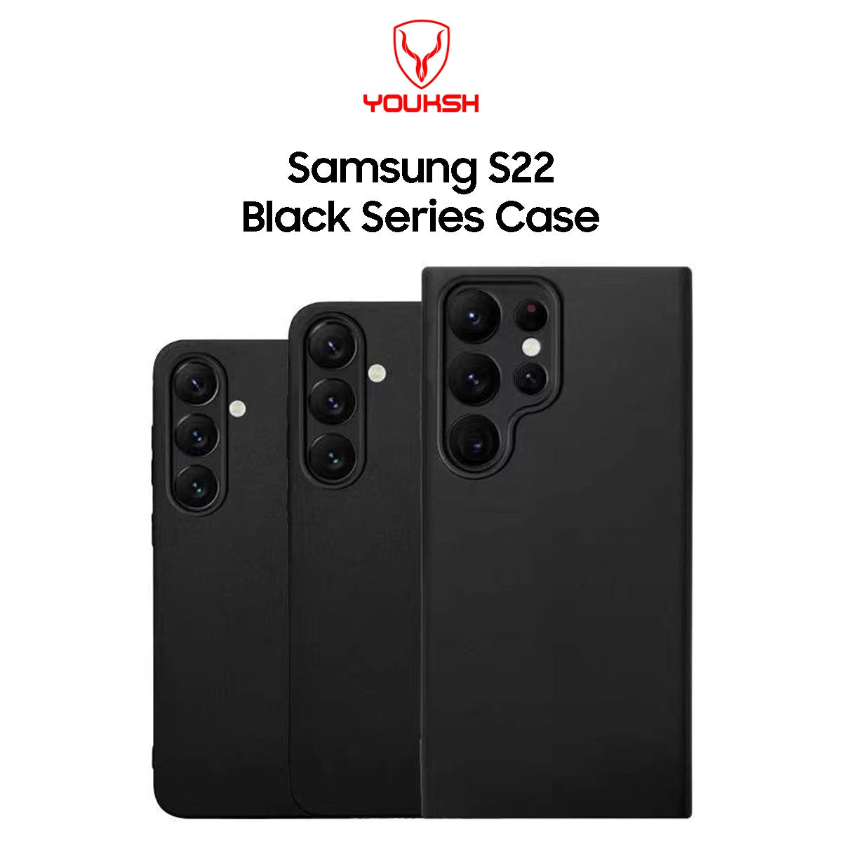 Samsung Galaxy S22 Plus Black Silicone Case