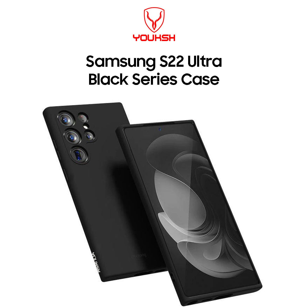 Samsung Galaxy S22 Ultra Black Silicone Case