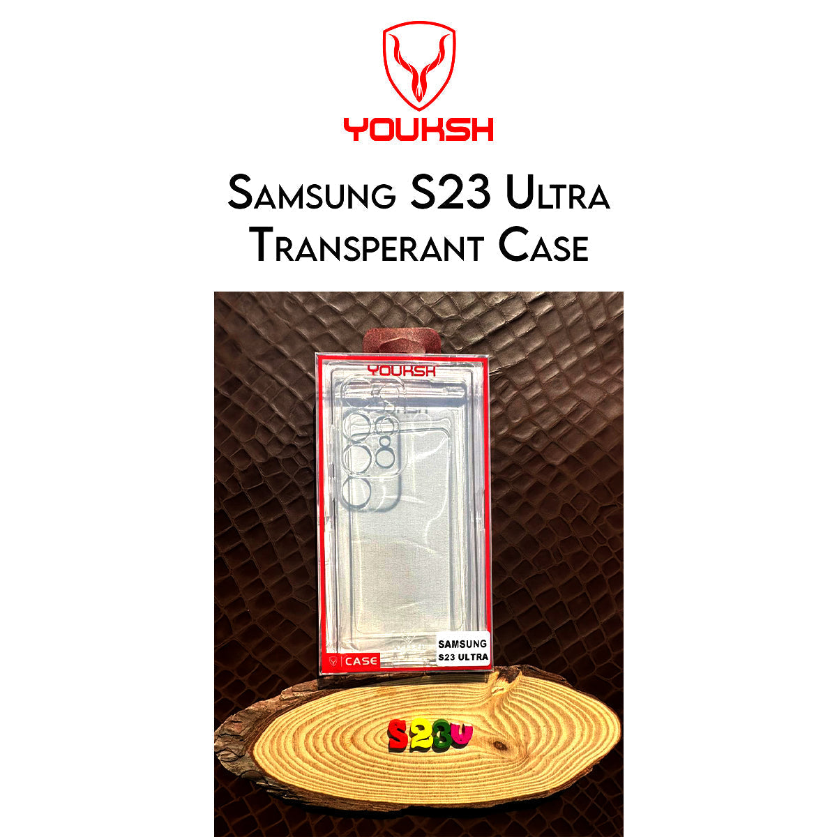Samsung Galaxy S23 Ultra Transparent Case (Shock Proof)